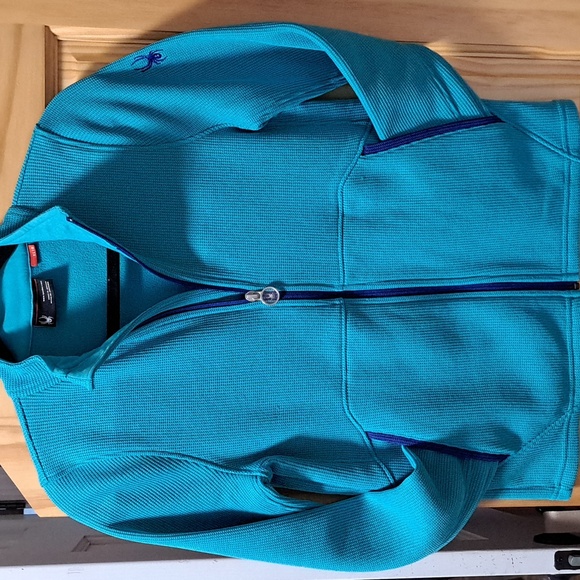 Spyder Other - Spyder Girl's' Full Zip Sweater Jacket - Green - Size XL 18